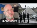 Convicted jewel thief Larry Lawton reacts to arrests in Louvre Museum heist