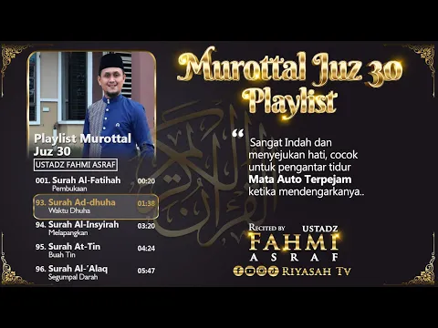 Download MP3 Murottal Juz 30 Termerdu Ustadz Fahmi Asraf Ad Dhuha - An Nas