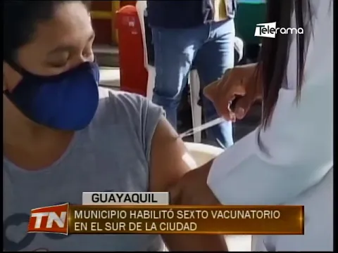 El municipio habilitó sexto vacunatorio en el sur de la ciudad