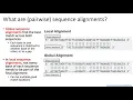 MCB 182 Lecture 6 1 - Introduction to sequence alignments