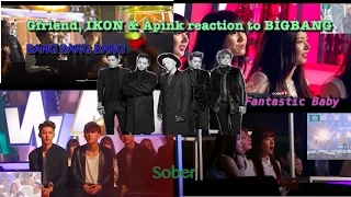 Download Gfriend, IKON \u0026 Apink Reaction to Bigbang [MMA] 2015 Fancams Part 2 MP3