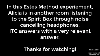 Estes Method at Moore County Jail 3 4 23