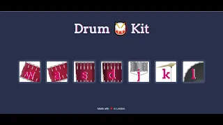 DOM project - 2 Drum kit built with HTML CSS JavaScript Web Development Project