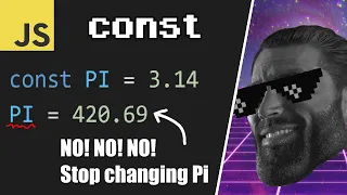 Const in JavaScript 3 minutes