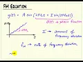 Modulation Synthesis Basic FM equation and demonstration