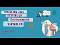 How to Download and Install JDK Set Path and JAVA HOME Window Telugu
