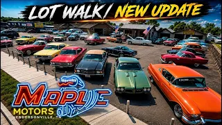 All Classic Cars MAPLE MOTORS 26 Lot Walk HotRods ForSale Weekly Full Lot Update USA