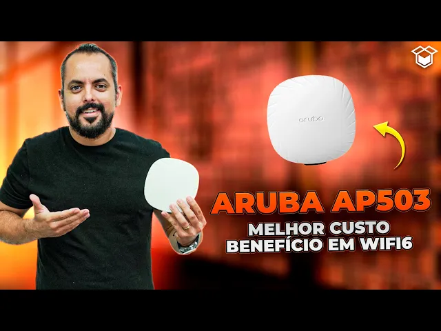 Vídeo Access Point HPE Aruba AP-503 Wi-Fi 6 2.4 e 5GHz - Antena Interna