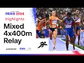 Download Lagu WHAT A FINISH! 💨 | Mixed 4x400m Relay Final Highlights | #Paris2024 #Olympics