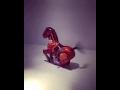 Lagu USSR vintage tin toy horse