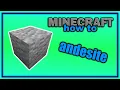 How to Find Craft and Use Andesite Easy Minecraft Tutorial