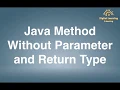 57 Java Method Without Parameter and Return Type Online Training Download app from below link