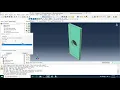 Abaqus - Partitions Meshing algorithms and parametric study