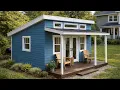 16x20 Modern Office Shed Plans
