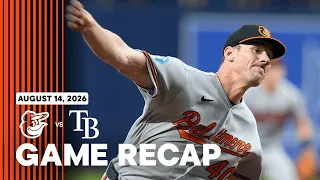 Orioles vs Rays Game Highlights 26 MLB Highlights Baltimore Orioles