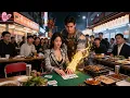 Seemingly unkempt BBQ guy is Top gambling god just 1 cards win all money and beauties