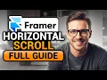How To Make Horizontal Scroll in Framer 100 WORKS NO Yapping To The Point FAST EASY