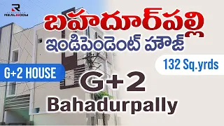 g 2 house for sale in bahadurpally hyderabad 132 sq yards new construction realboom