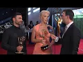 Hannah Waddingham and Brett Goldstein 73rd Emmys Winnerview