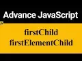 firstChild and firstElementChild in JavaScript Hindi