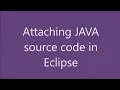 Attach Java Source Code