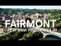 Fairmont Town in West Virginia USA Fairmont West Virginia Fairmont Wv Drone Footage