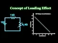 What is Loading Effect Loading effect in Measurement How to eliminate it