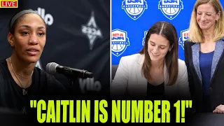 A ja Wilson Reacts as Caitlin Clark Salary Buzz Sparks WNBA Debate