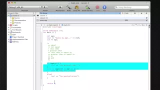 C Lesson 3 If Statements