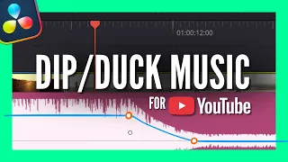 Best way to Dip/Duck Music for your YouTube videos in DaVinci Resolve