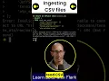 Ingesting files from into