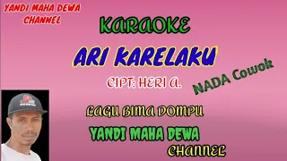 karaoke ari karelaku nada cowok cipt heri a lagi bima dompu