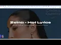 Zeina – Hot Lyrics
