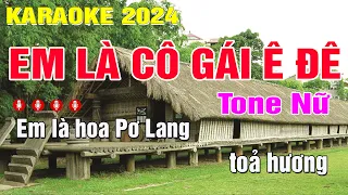 Download Em Là Cô Gái Ê Đê Karaoke | Tone Nữ - Beat Chuẩn | Trung Hiếu Karaoke MP3