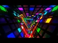 Download Lagu 🌈 4K Screensaver | Gekleurde Neon Driehoekstunnel – VJ Psychedelische Loop (Zonder Geluid)