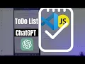 How to Build a ToDo List App with ChatGPT