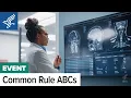 Nothing basic about it but we ll try to make it so - Common Rule ABCs with OHRP
