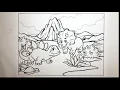 Kids Coloring Dinosaurs and Volcano Coloring Book for Kids