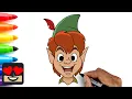 How To Draw Peter Pan Beginner Drawing Tutorial Step-by-Step