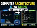 Part 5 C to MIPS Conversion Nested For Loop in MIPS Assembly Computer Architecture