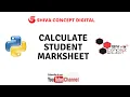 Python Program To Calculate Marksheet Of Student Python Desktop Project For Beginner Minor Project