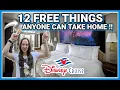 12 FREE THINGS YOU CAN TAKE HOME FROM YOUR STATEROOM ON DISNEY CRUISE LINE Free Things on a Cruise