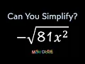 Simplifying Expression with Square Roots 81 2 Step-by-Step Algebra Solution - Math Doodle