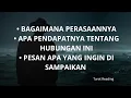 Lagu Bagaimana perasaannya dan cara pandangnya terhadap kamu atau dinamika hubungan yang kalian rasakan