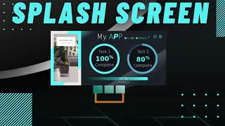 Python Create a Splash or Welcome Screen Modern GUI Pyside Pyqt QT Designer C
