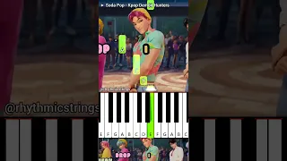 Soda Pop Kpop Demon Hunters Easy Piano Tutorial Shorts Netflix 