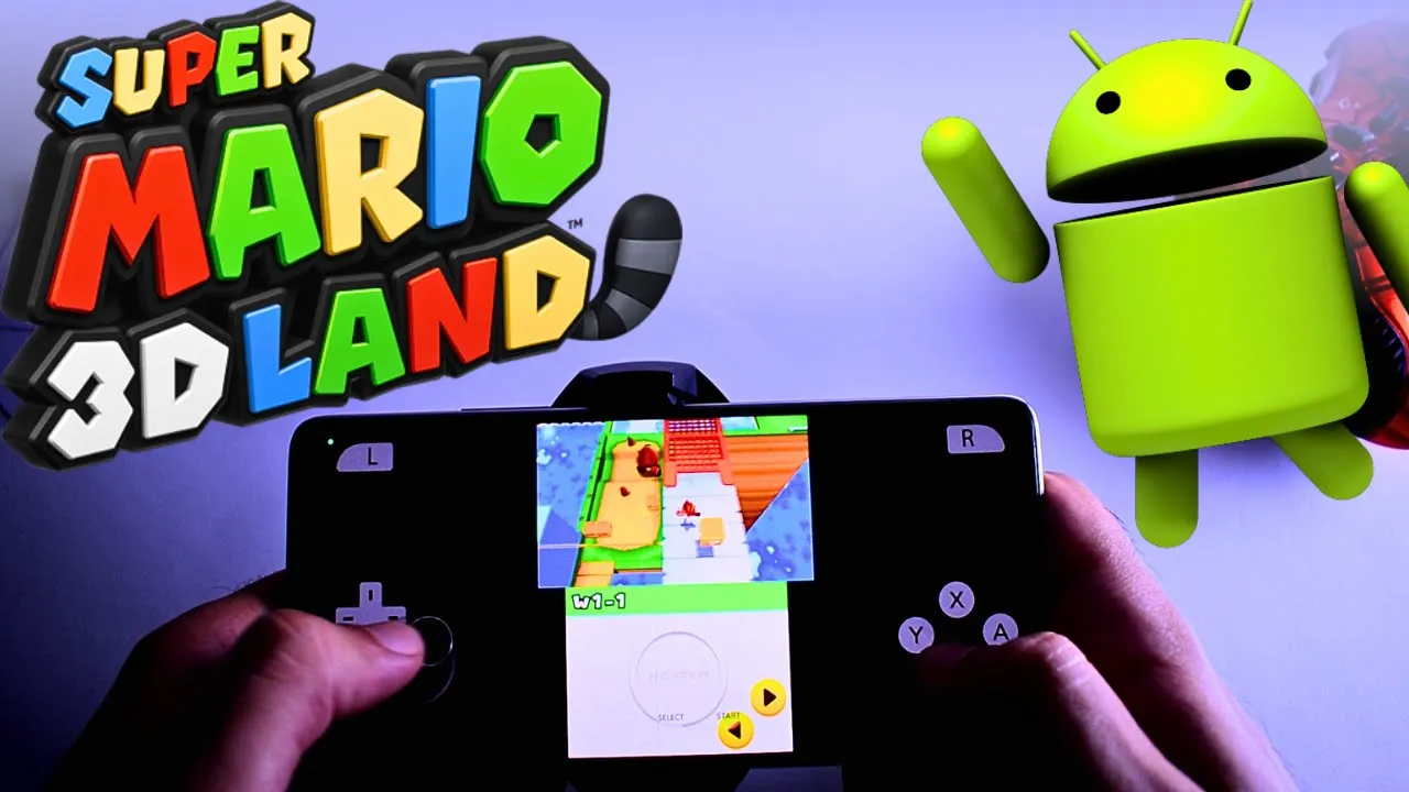 Super Mario 3D Land Android Gameplay | Citra 3DS Android | Nintendo 3DS Emulator Android