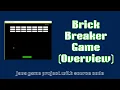 Java Swing Brick Breaker Game Complete Overview