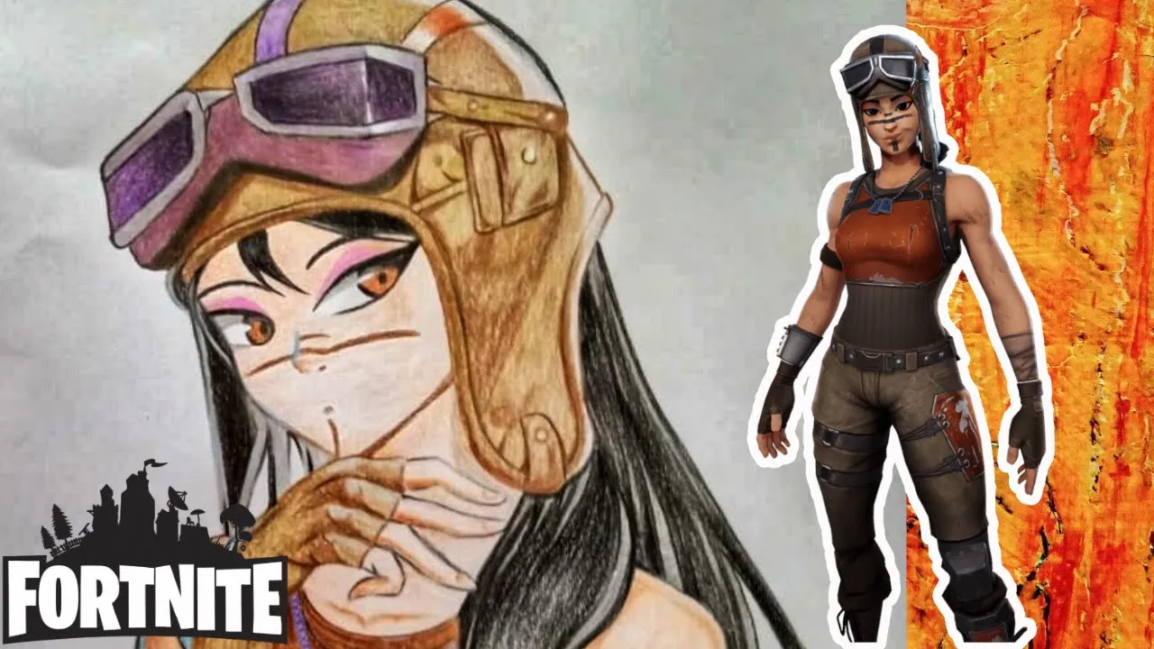 How To Draw Fortnite | RENEGADE RAIDER