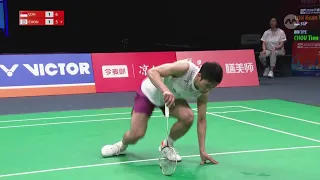 loh kean yew sgp vs chou tien chen tpe m singles qf highlights badminton asia championship 2026